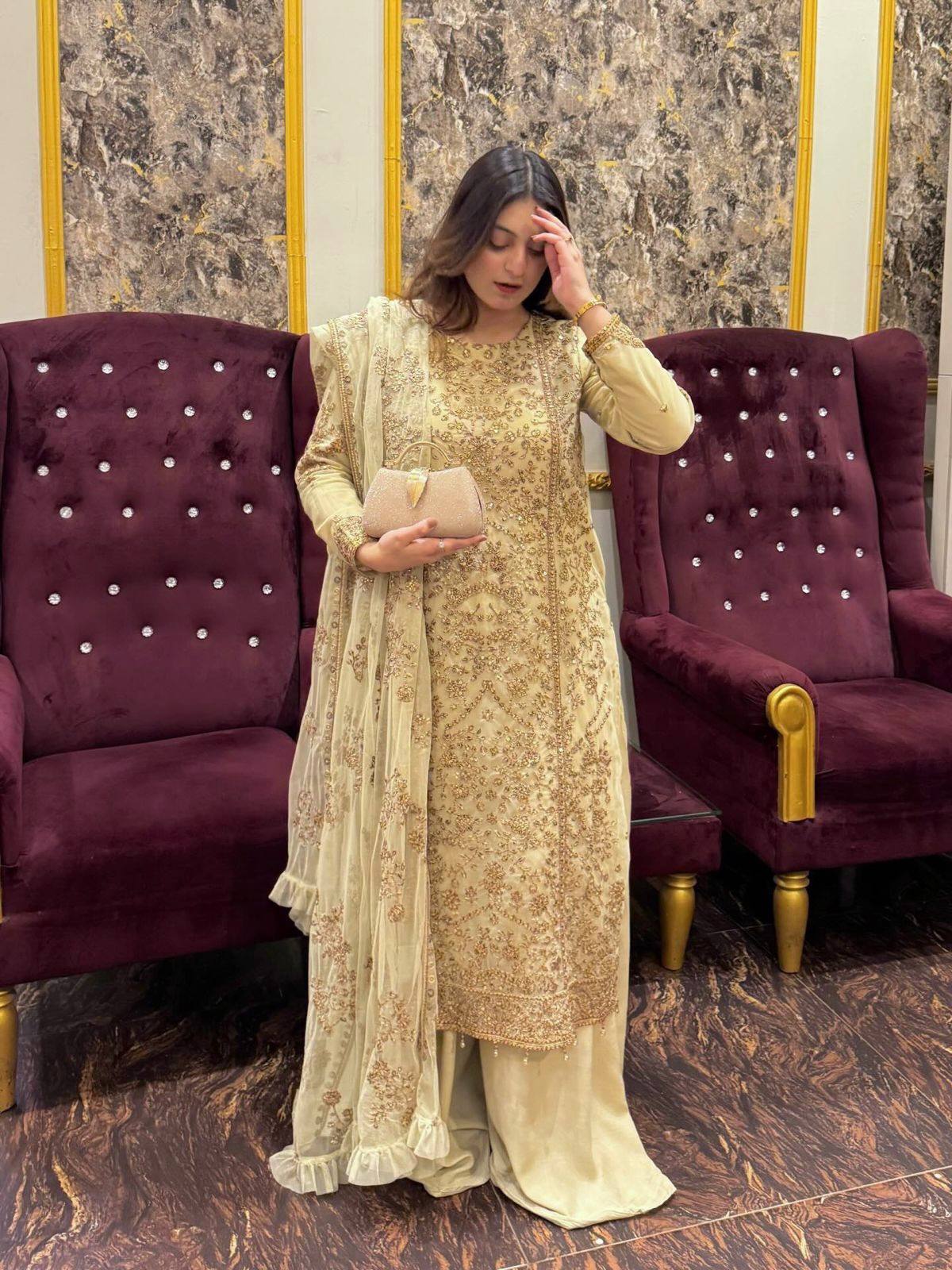 ENHANCE THE BEAUTY OF YOUR WARDROBE WITH THIS NEWLY LAUNCHED KURTI & PLAZZO SET