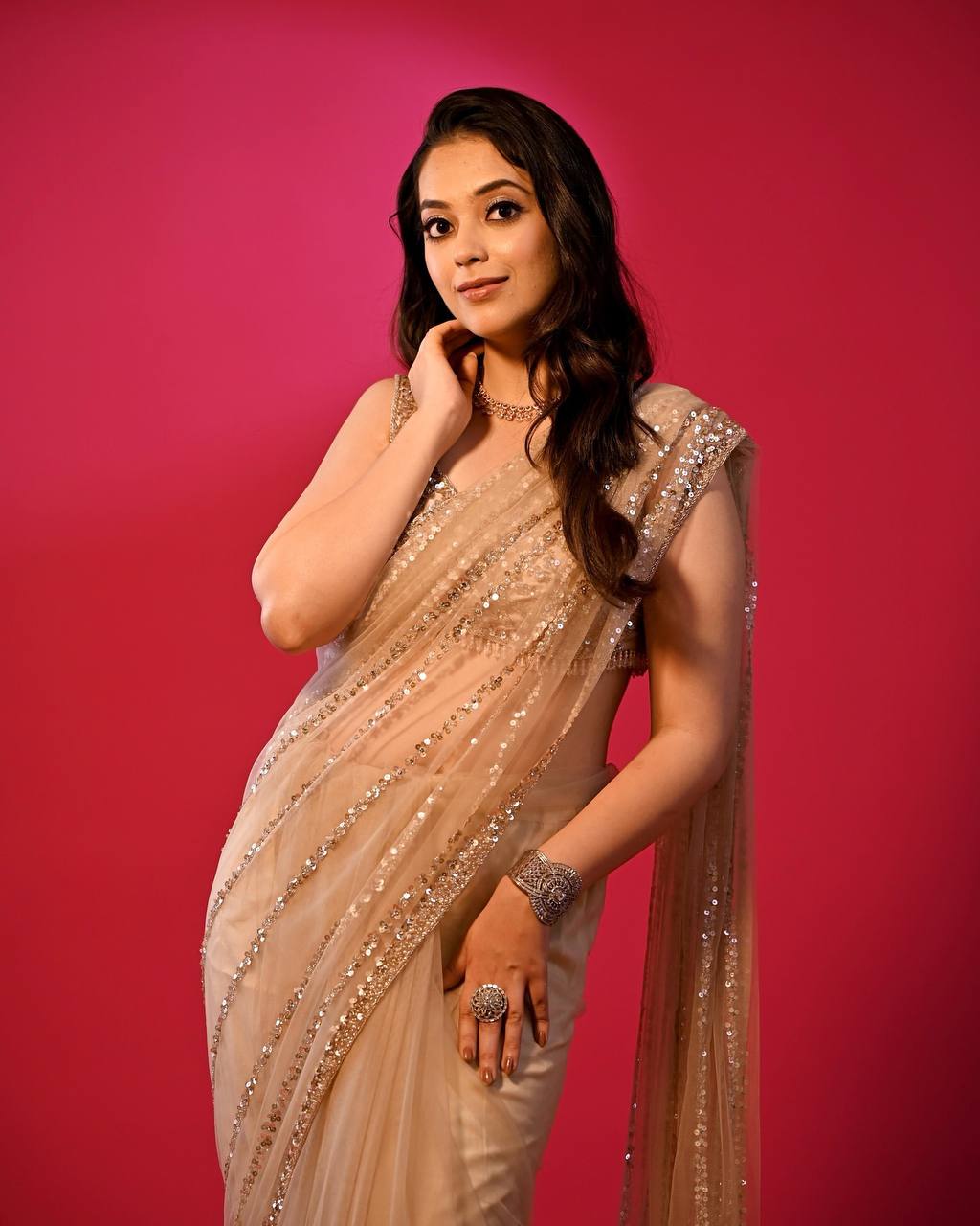 bollywood Beautiful sequins saree collection