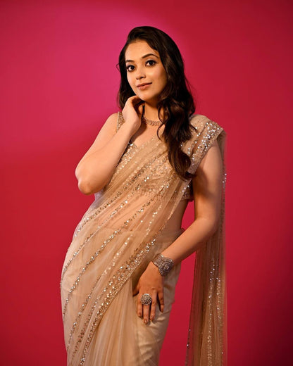 bollywood Beautiful sequins saree collection