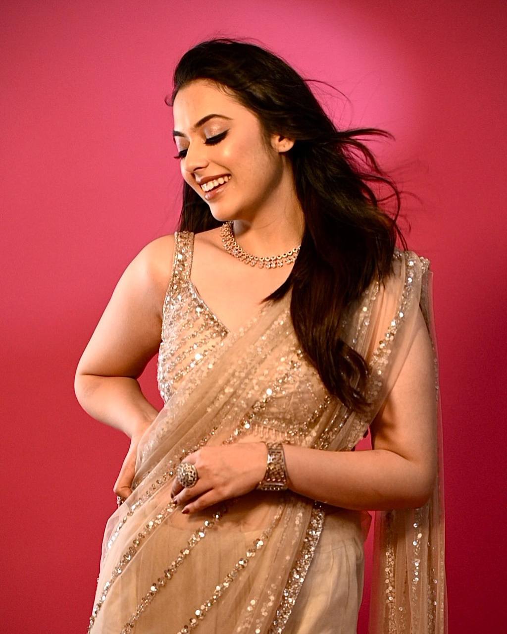 bollywood Beautiful sequins saree collection