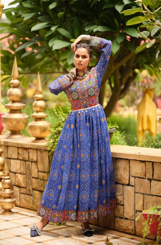 FAUX GEORGETTE FABRIC, GAMTHI JACQUARD WEAVING NACK AND LACE BORDER