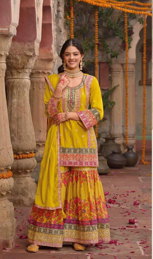 PAKISHTANI SHARARA SUIT SET