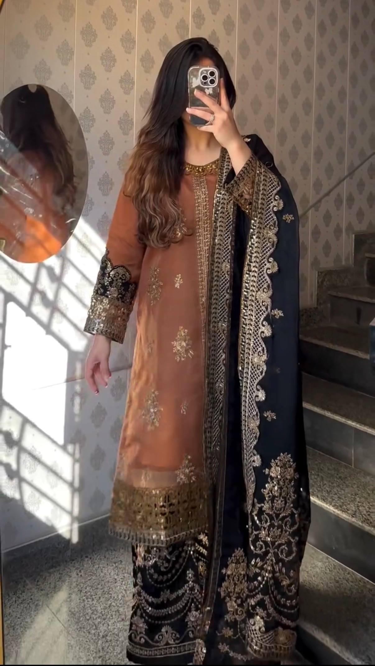 TWIL NET FABRIC✨KURTI, DUPATTA & PENT* *👗 THIS SET IS COMING WITH EMBROIDERY WORK & STYLIST PATTERN FOR EVERY FESTIVAL