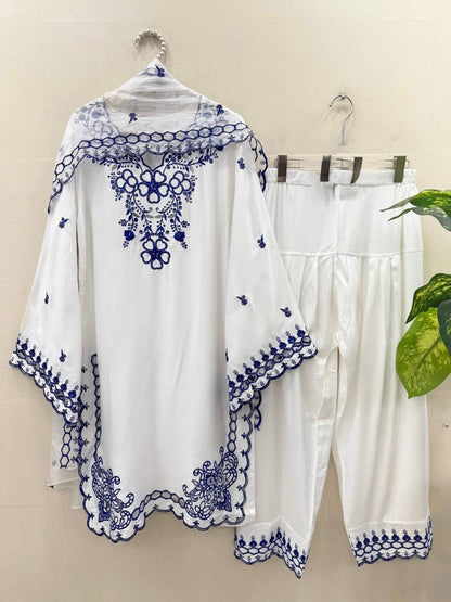 Step into effortless charm with our exclusive 3-piece set – crafted for comfort, stitched with grace