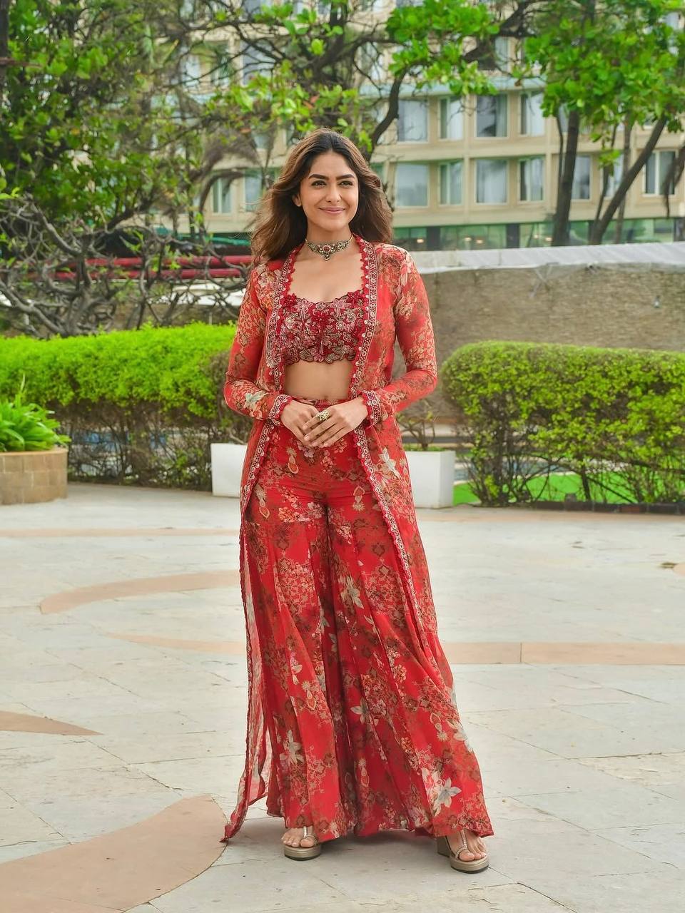 Bollywood Indo Western Koti Plazo & Blouse Collection