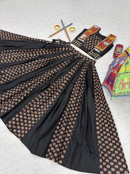 Navratri Special Lehenga Choli with 6 meter Big Flair With Jacket