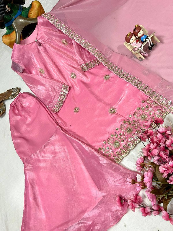 ENHANCE THE BEAUTY OF YOUR WARDROBE WITH THIS NEWLY LAUNCHED KURTI-SHARARA SET