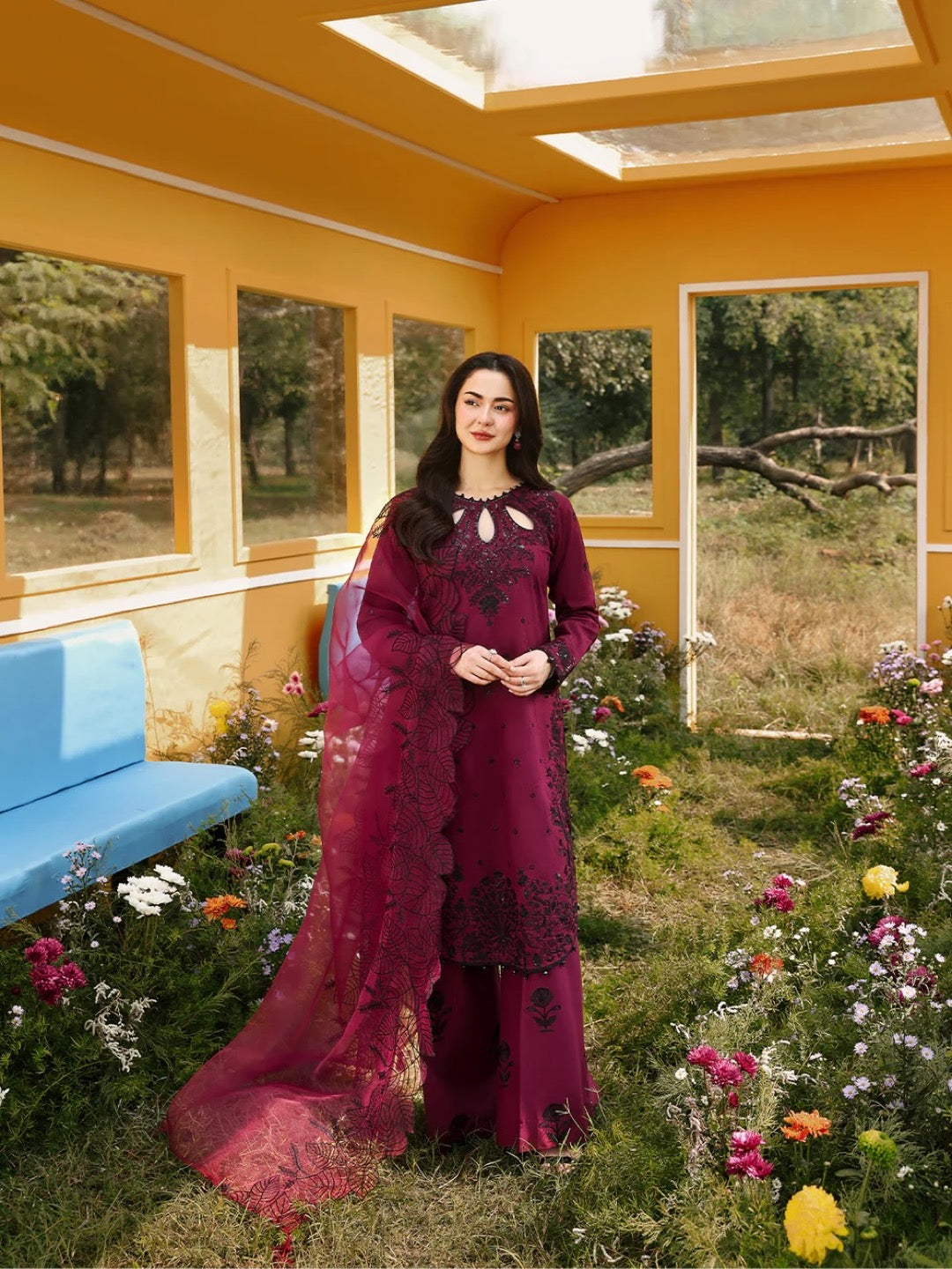 Đěsigner Party Wear Look Pur Satin Rayon Top & Palazzo With Dupatta set