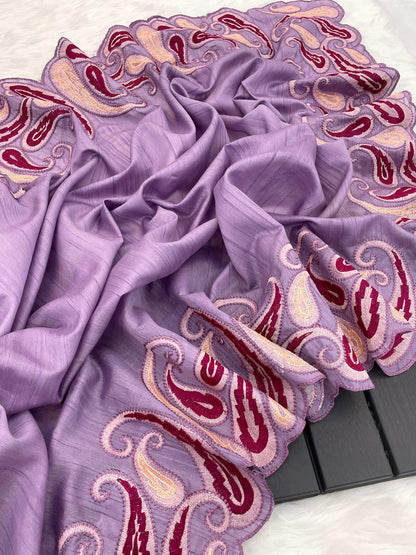 Pure Gadhwal silk tusser sarees with beautiful