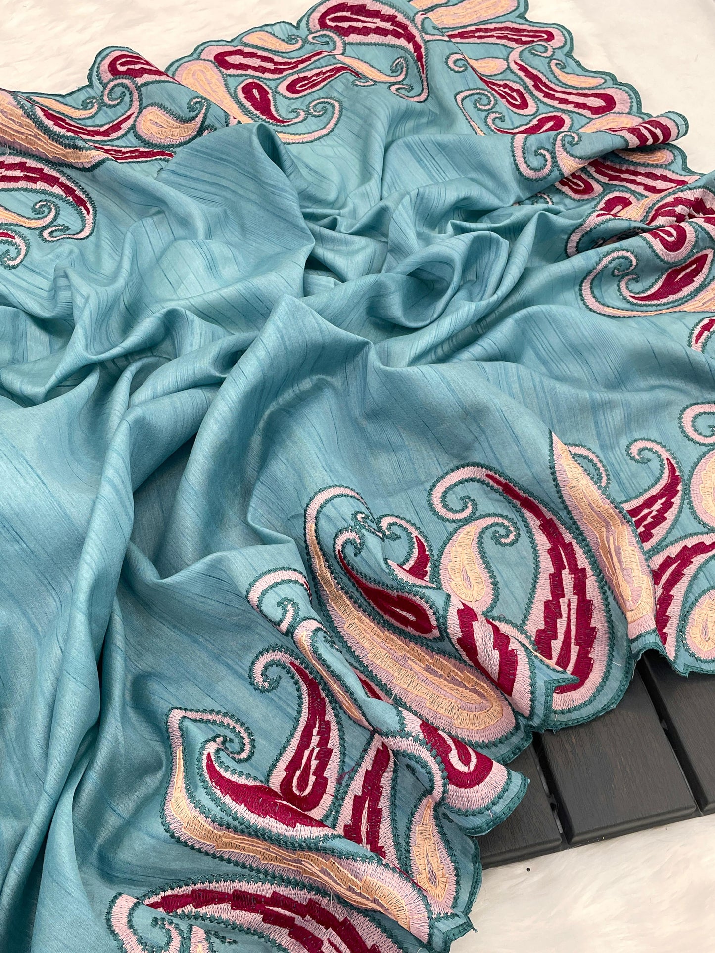 Pure Gadhwal silk tusser sarees with beautiful