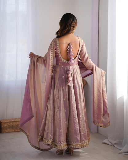 ANARKALI SUIT GOWN  Front and Back Both size work