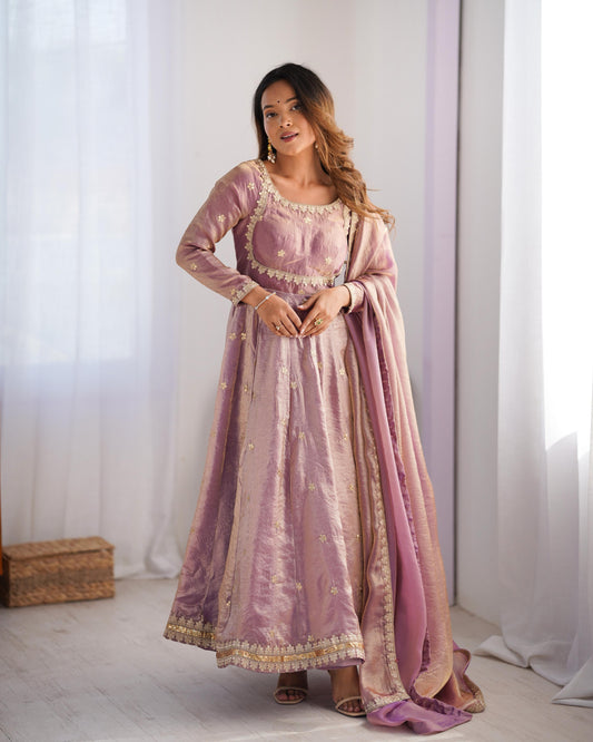 ANARKALI SUIT GOWN  Front and Back Both size work