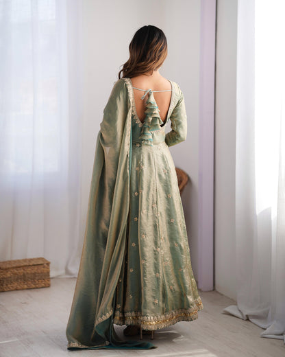 ANARKALI SUIT GOWN  Front and Back Both size work