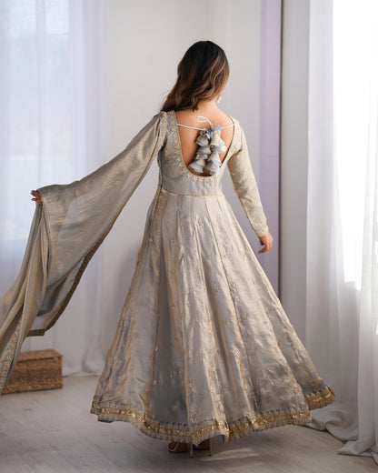 ANARKALI SUIT GOWN  Front and Back Both size work