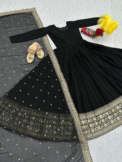 bollywood gown dia mirza Embroidered gown