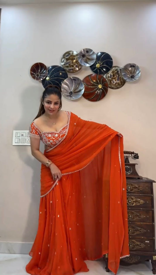 lehenga saree Hevay Boutiq Collection