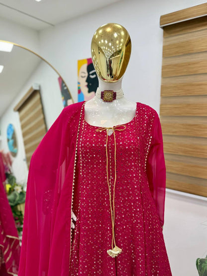 Designer Party Gowns Pent & Dupatta Set