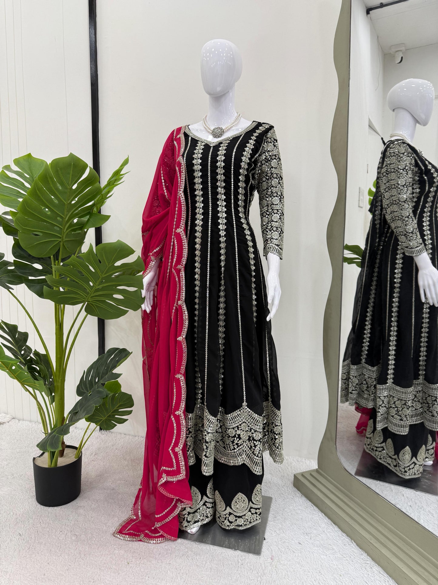 Designer Anarkali,Palzoo Set Elegant Ethnic Wear single available wholesale