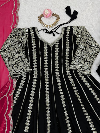 Designer Anarkali,Palzoo Set Elegant Ethnic Wear single available wholesale