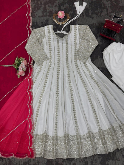 Designer Anarkali,Palzoo Set Elegant Ethnic Wear single available wholesale