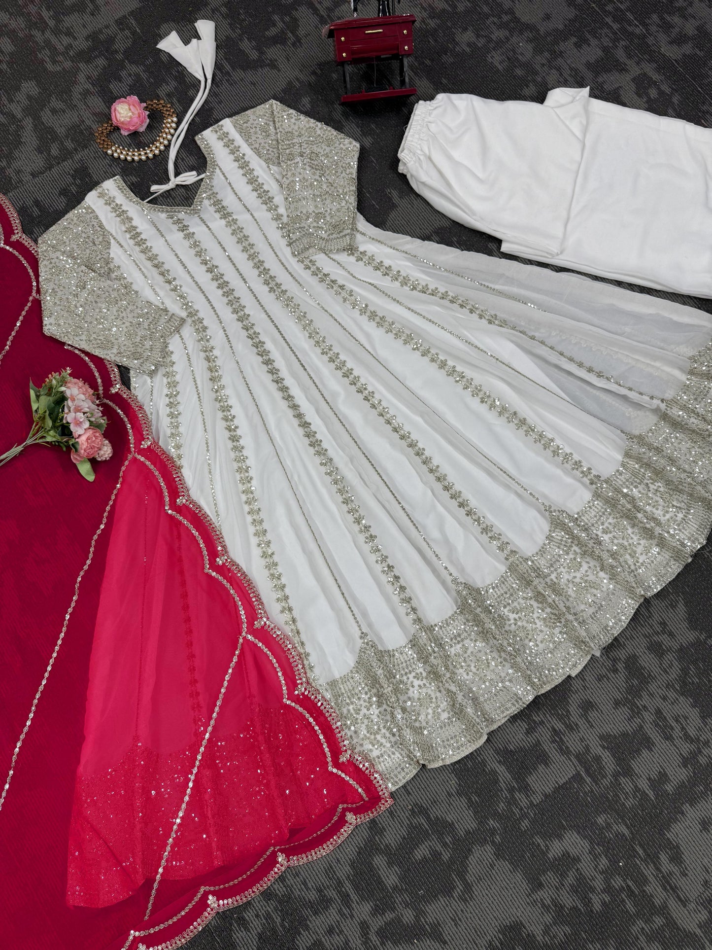 Designer Anarkali,Palzoo Set Elegant Ethnic Wear single available wholesale