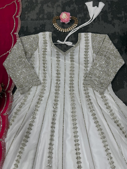 Designer Anarkali,Palzoo Set Elegant Ethnic Wear single available wholesale