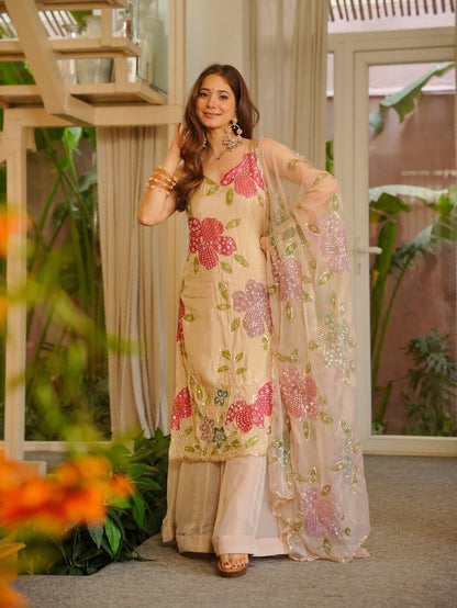 Designer Palzo Set Elegant Ethnic Wear  Crafted in Classy Tones with Premium Fabric