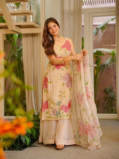 Designer Palzo Set Elegant Ethnic Wear  Crafted in Classy Tones with Premium Fabric