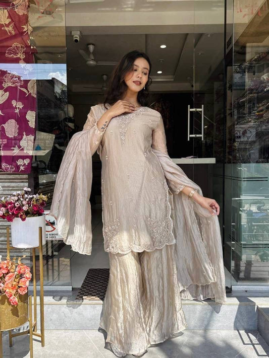 DESIGNER EID SPECIAL PARTY WEAR DESIGNER 3 PIS SUIT COLLECTION