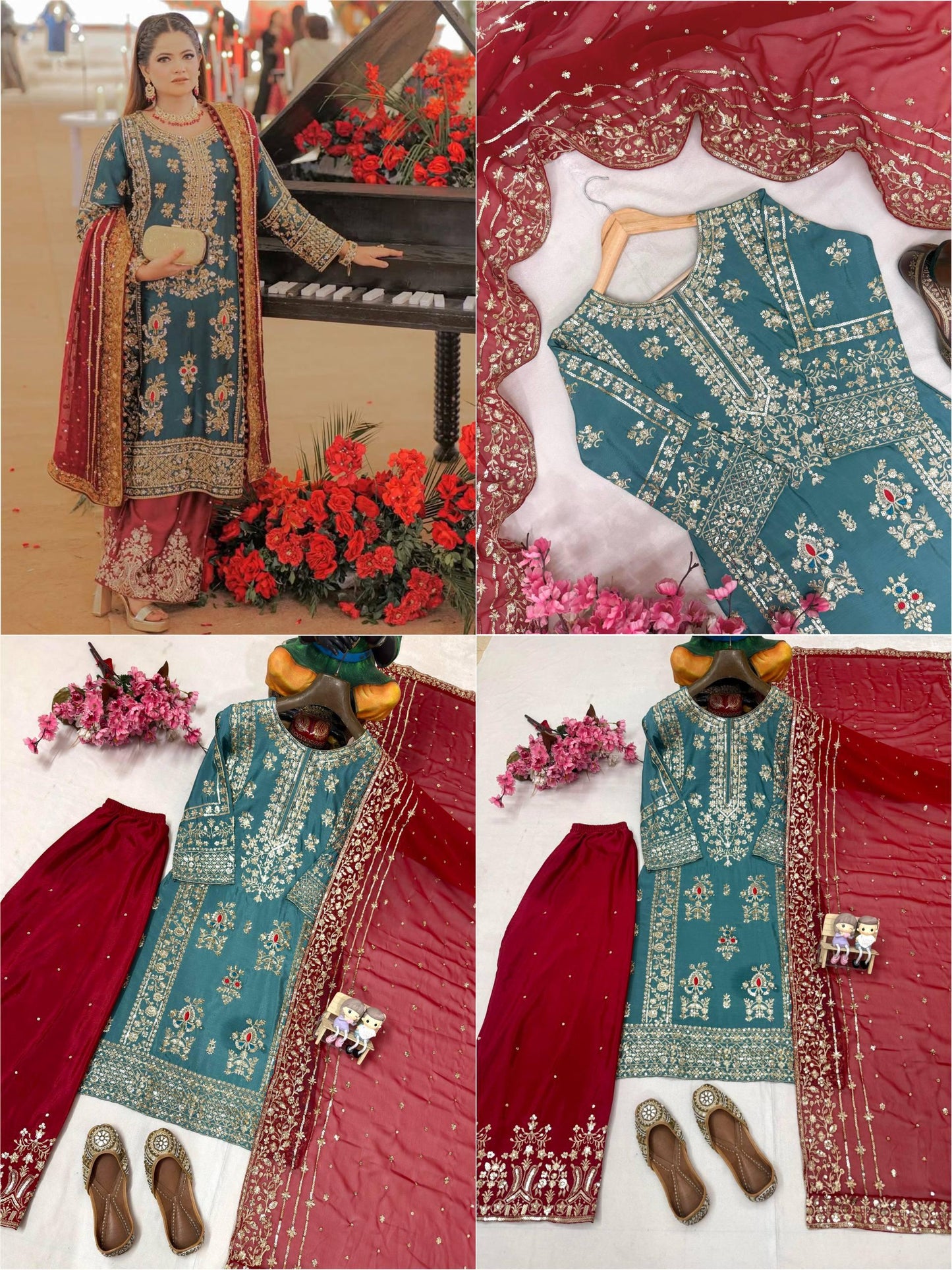 ENHANCE THE BEAUTY OF YOUR WARDROBE WITH THIS NEWLY LAUNCHED KURTI & PLAZZO SET