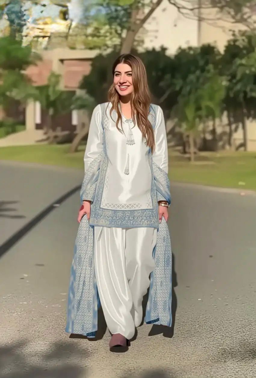 DESIGNER  HEAVY EMBROIDERY CODING SEQUENCE WORK 3 PIS SUIT SET