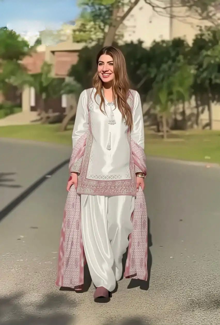 DESIGNER  HEAVY EMBROIDERY CODING SEQUENCE WORK 3 PIS SUIT SET