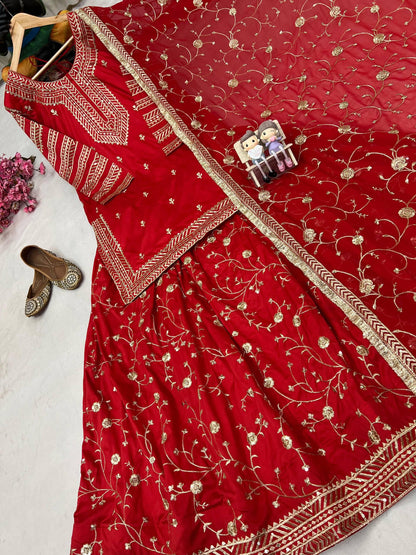 ENHANCE THE BEAUTY OF YOUR WARDROBE WITH THIS NEWLY LAUNCHED INDOWESTERN LEHENGA SET