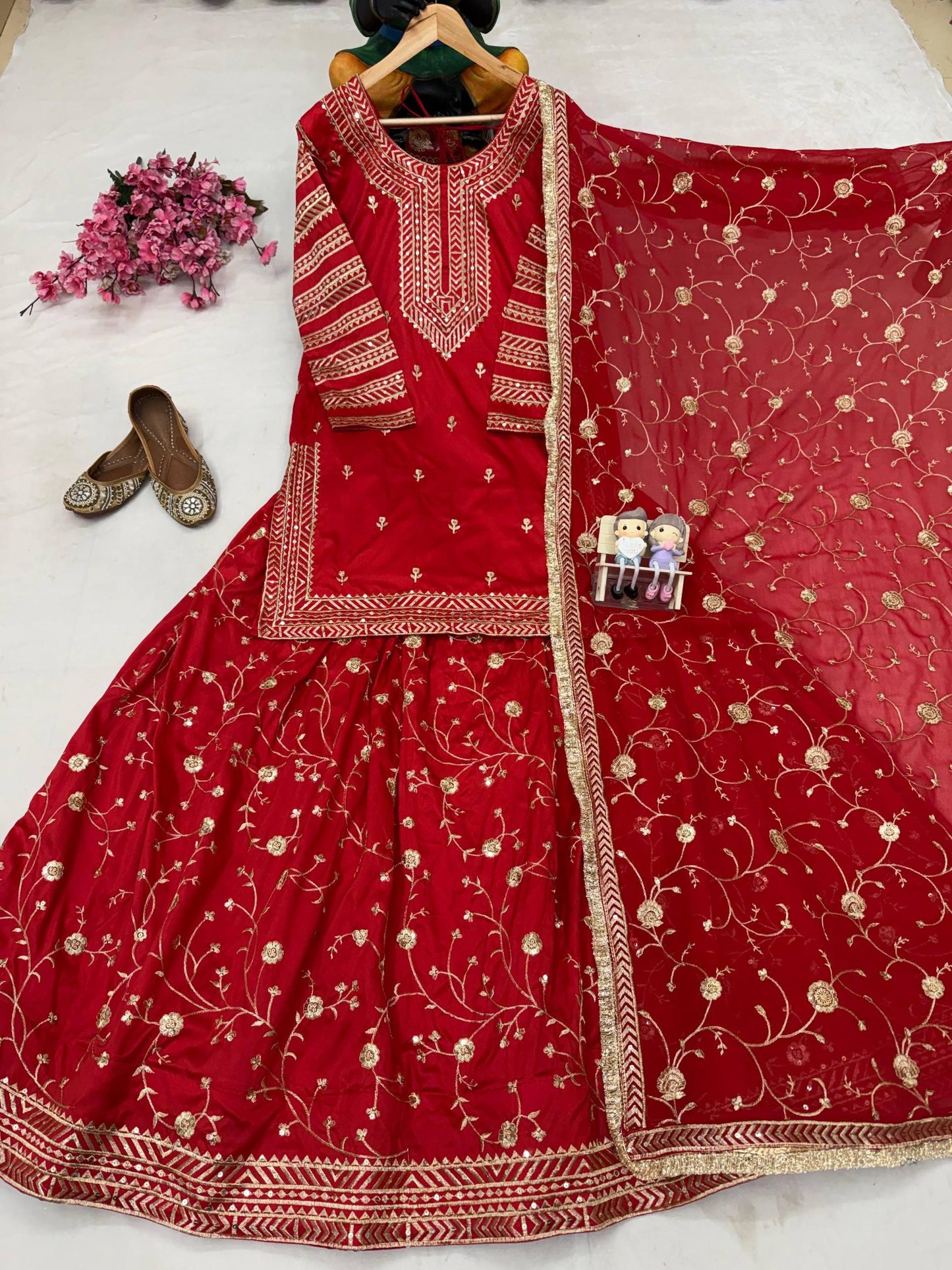 ENHANCE THE BEAUTY OF YOUR WARDROBE WITH THIS NEWLY LAUNCHED INDOWESTERN LEHENGA SET