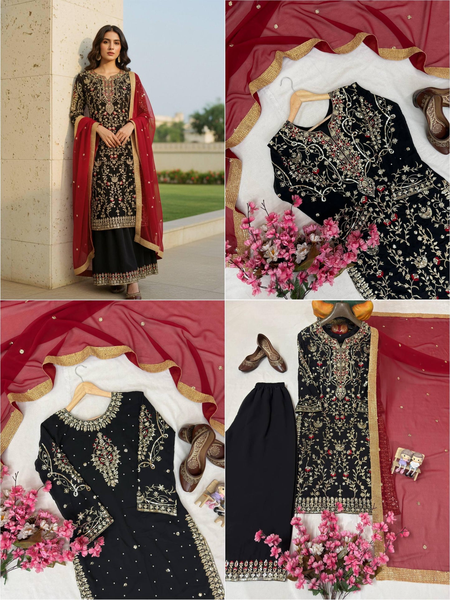 ENHANCE THE BEAUTY OF YOUR WARDROBE WITH THIS NEWLY LAUNCHED KURTI & PLAZZO SET8