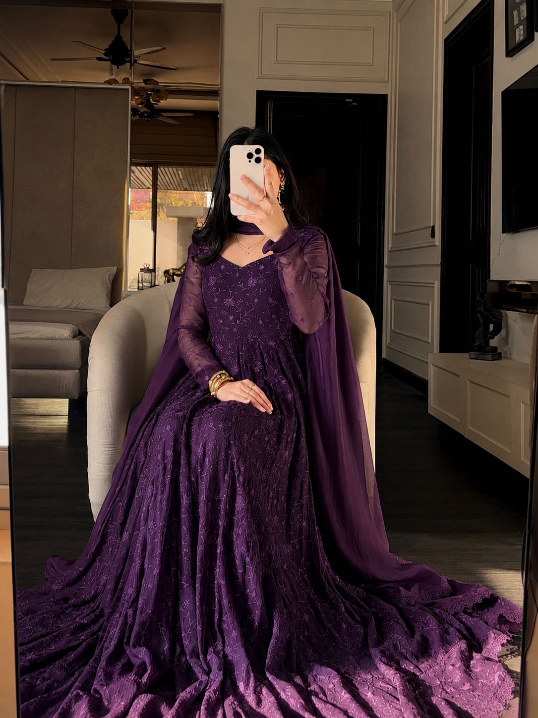 2 PIECE STYLISH GOWN WITH BEAUTIFUL DUPATTA