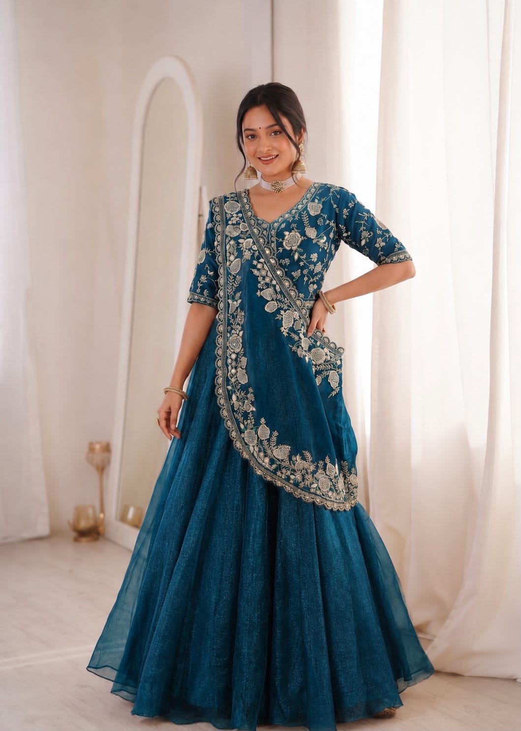 Embroidery Work Lehenga Choli