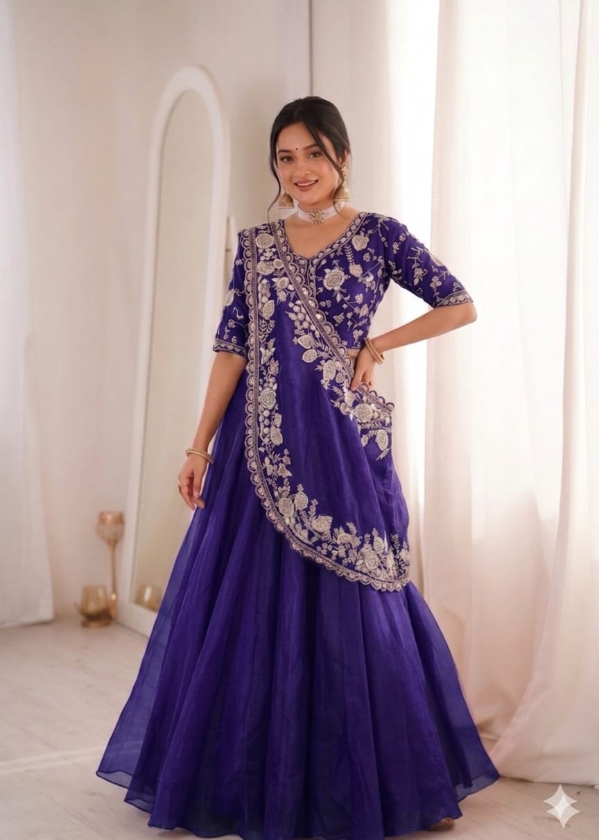 Embroidery Work Lehenga Choli