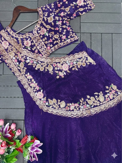 Embroidery Work Lehenga Choli
