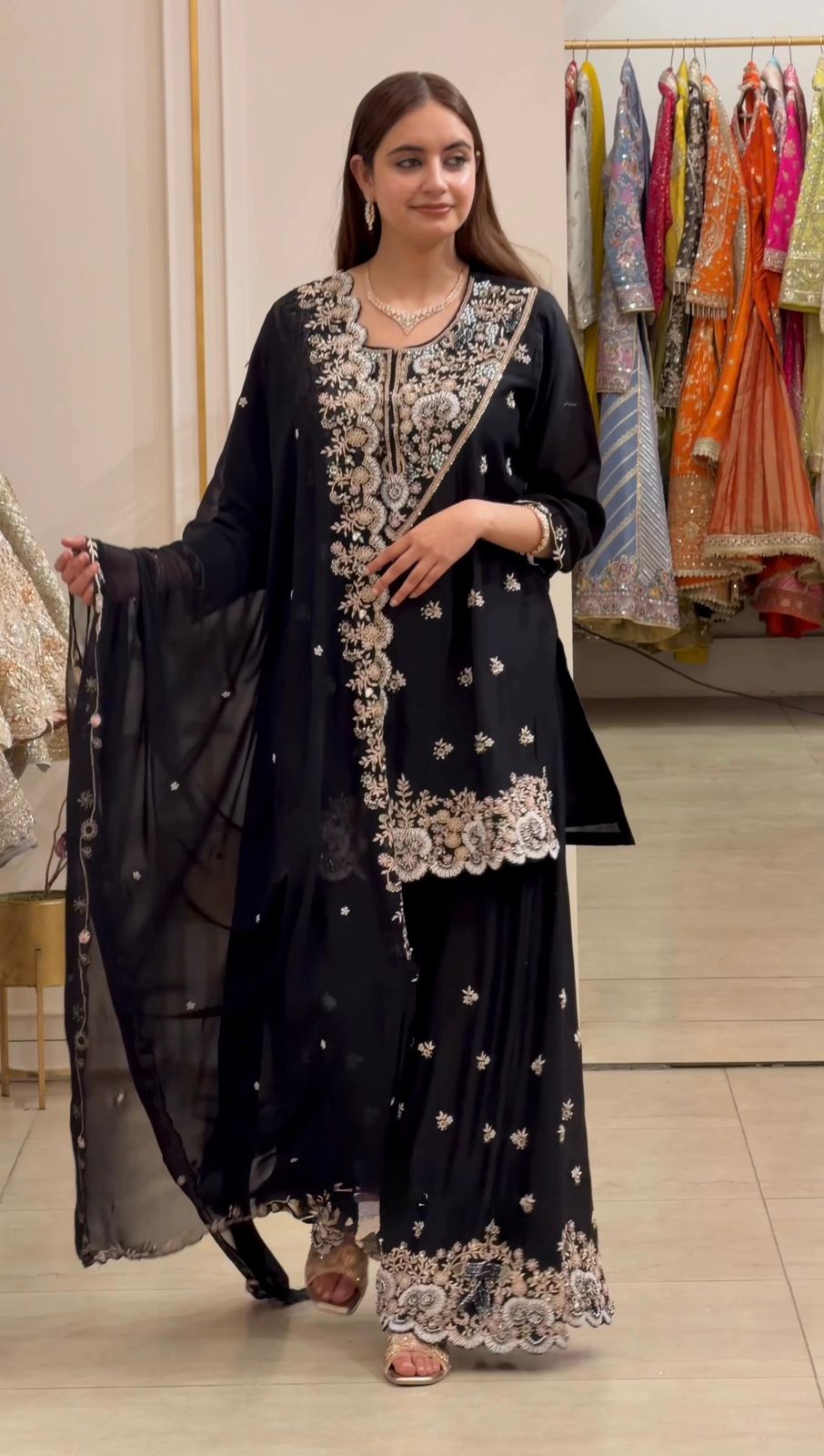 Step into effortless charm with our exclusive 3-piece set – crafted for comfort, stitched with grace