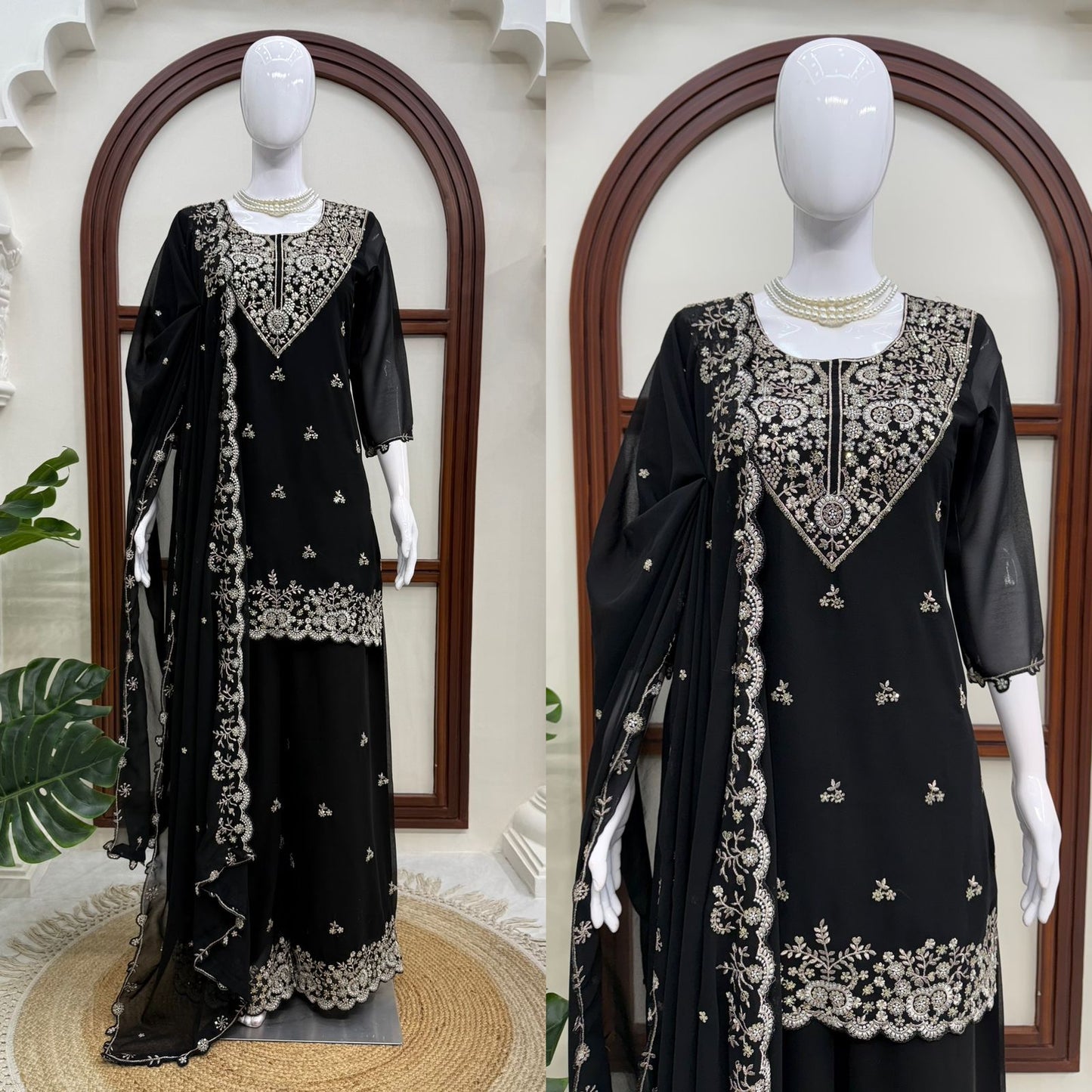 Step into effortless charm with our exclusive 3-piece set – crafted for comfort, stitched with grace