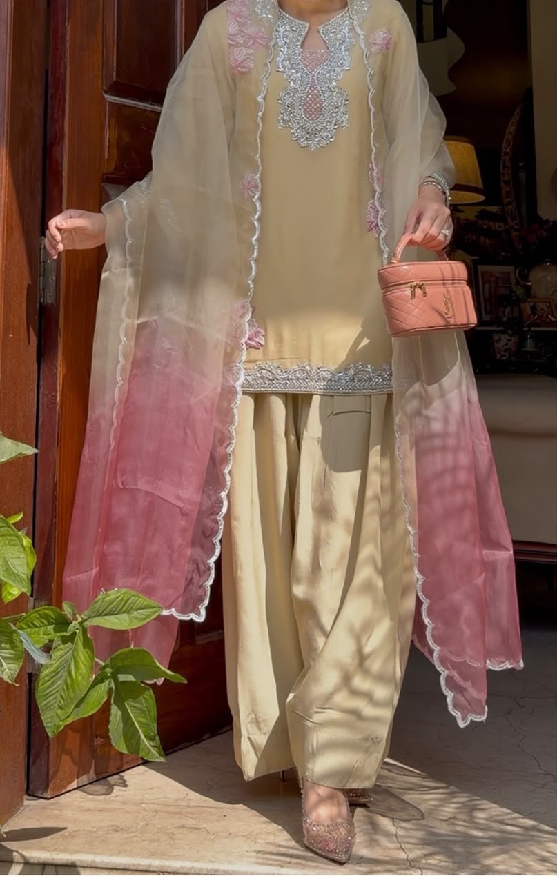 Designer Farshi Plazo Set – Elegant Ethnic Wear ✨ 🎀 Crafted in Classy Tones with Premium Fabric & Detailing