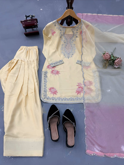 Designer Farshi Plazo Set – Elegant Ethnic Wear ✨ 🎀 Crafted in Classy Tones with Premium Fabric & Detailing