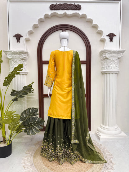 Designer Suit & Pent Set – Elegant Ethnic Wear ✨ 🎀 Crafted in Classy Tones with Premium Fabric & Detailing