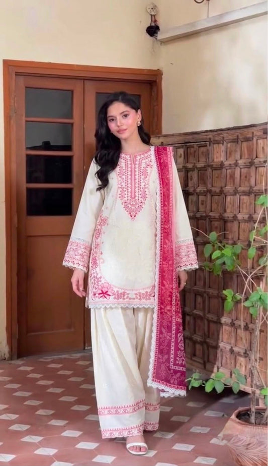 Đěsigner Party Wear Look Pur Satin Rayon Top & Farshi Palazzo With Dupatta set