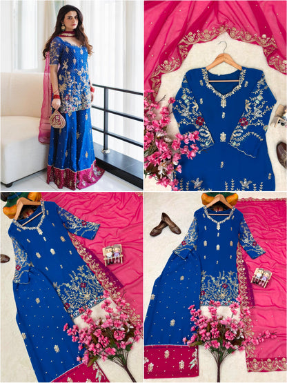 ENHANCE THE BEAUTY OF YOUR WARDROBE WITH THIS NEWLY LAUNCHED KURTI & PLAZZO SET