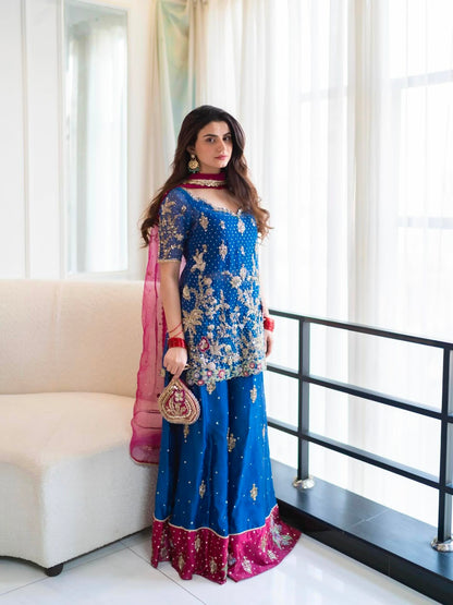 ENHANCE THE BEAUTY OF YOUR WARDROBE WITH THIS NEWLY LAUNCHED KURTI & PLAZZO SET