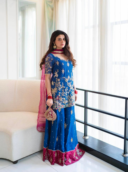 ENHANCE THE BEAUTY OF YOUR WARDROBE WITH THIS NEWLY LAUNCHED KURTI & PLAZZO SET