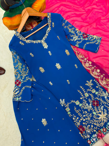 ENHANCE THE BEAUTY OF YOUR WARDROBE WITH THIS NEWLY LAUNCHED KURTI & PLAZZO SET