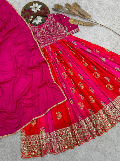 2 PIECE STYLISH GOWN WITH BEAUTIFUL DUPATTA